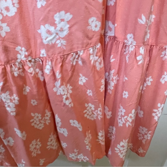 Payton & Parker Plus Peach Maxi Ruffle Dress - Picture 3 of 5